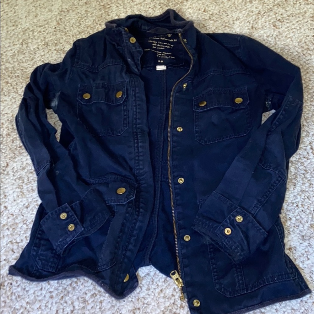 J. Crew Navy Utility Jacket